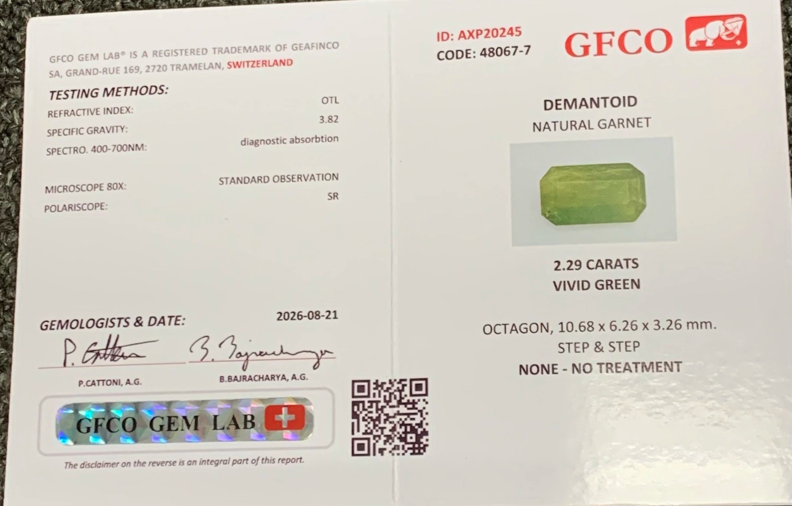 Certificate image