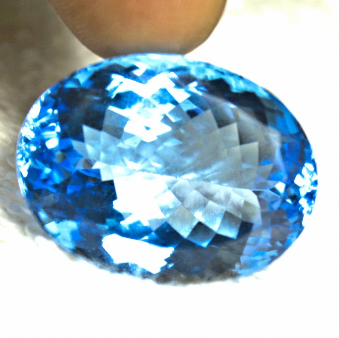 51.86 VVS Blue Brazil Topaz - Gorgeous