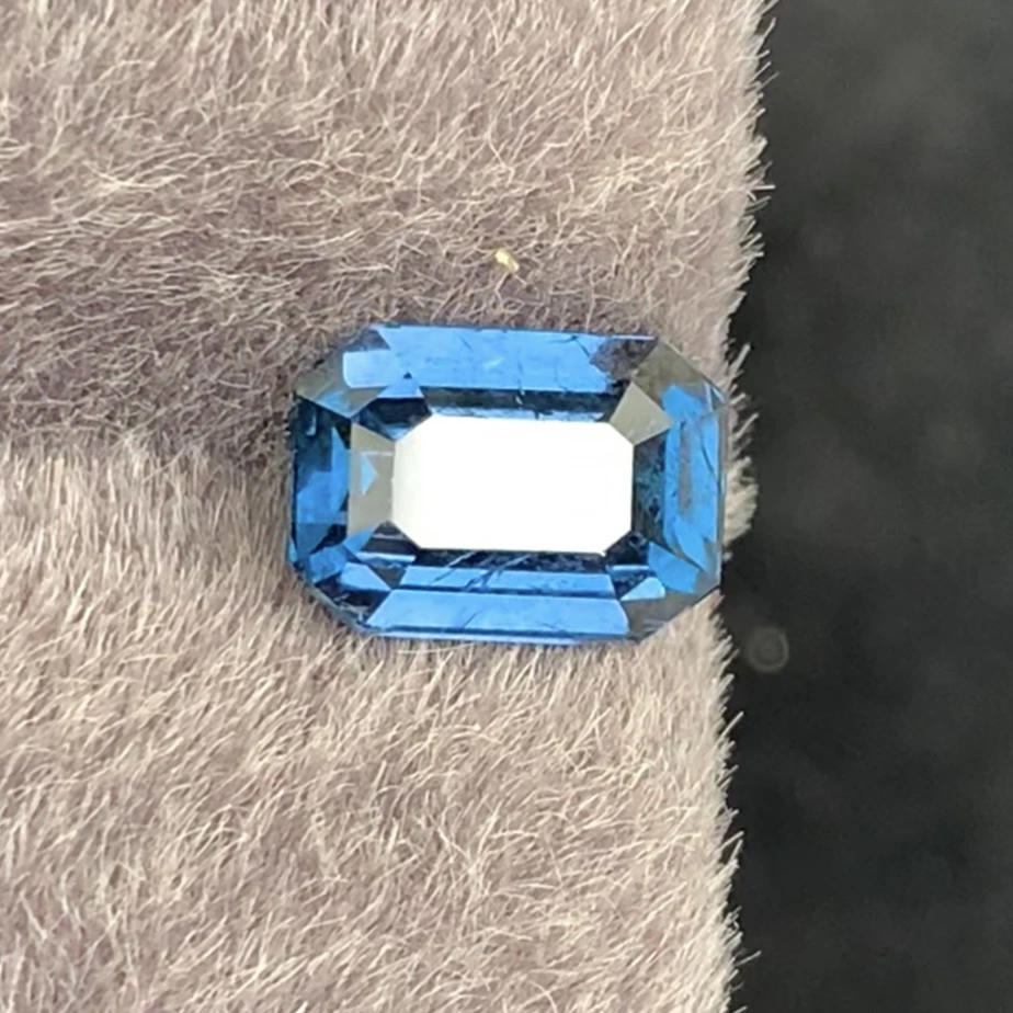 Presenting 2.26 Ct Natural Spinel from Tanzania Mine Emerlad Cut